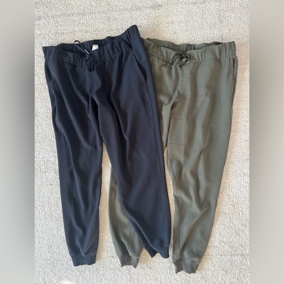 2 pairs Lululemon work or travel pants. Size 12 - Picture 2 of 12